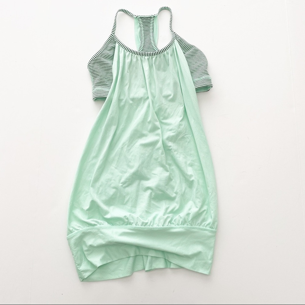 Lululemon Workout Top Bra No Limits Mint 4